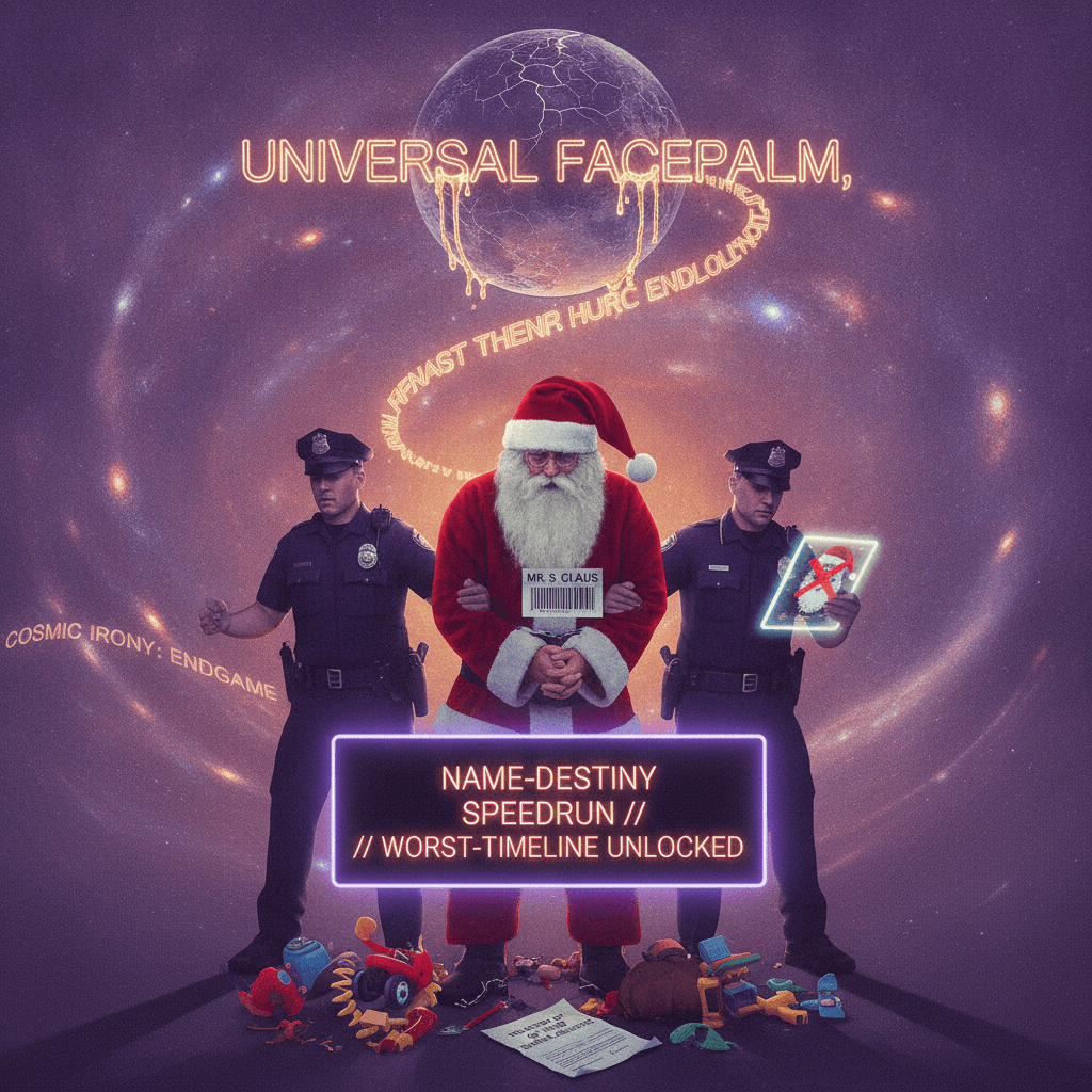 man legally named Santa Claus arrested in child exploitation sting, universe confirms it hates irony