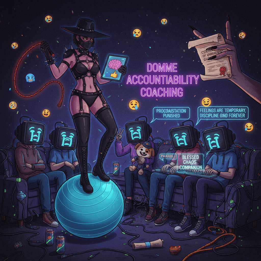 therapist wanted: must have whip, psychology degree optional