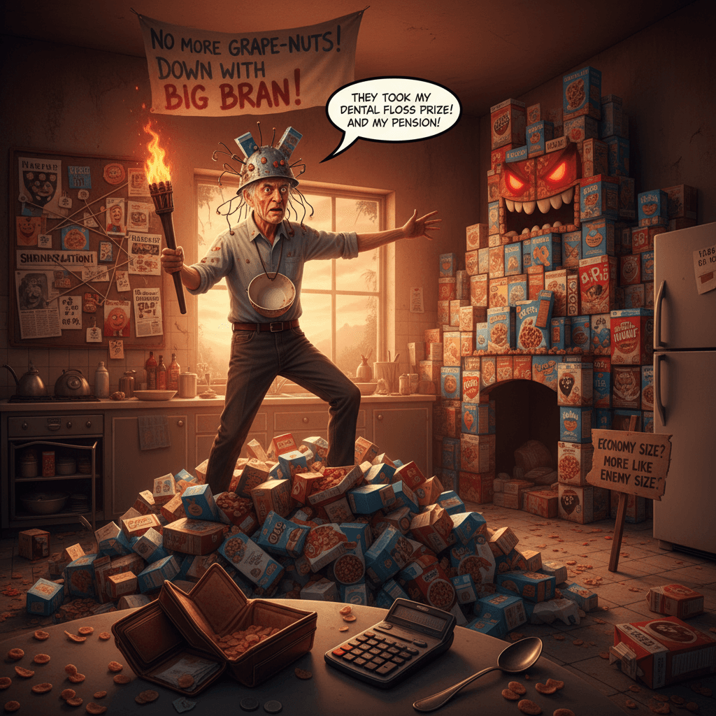 Man declares war on breakfast cereal, vows to never eat again