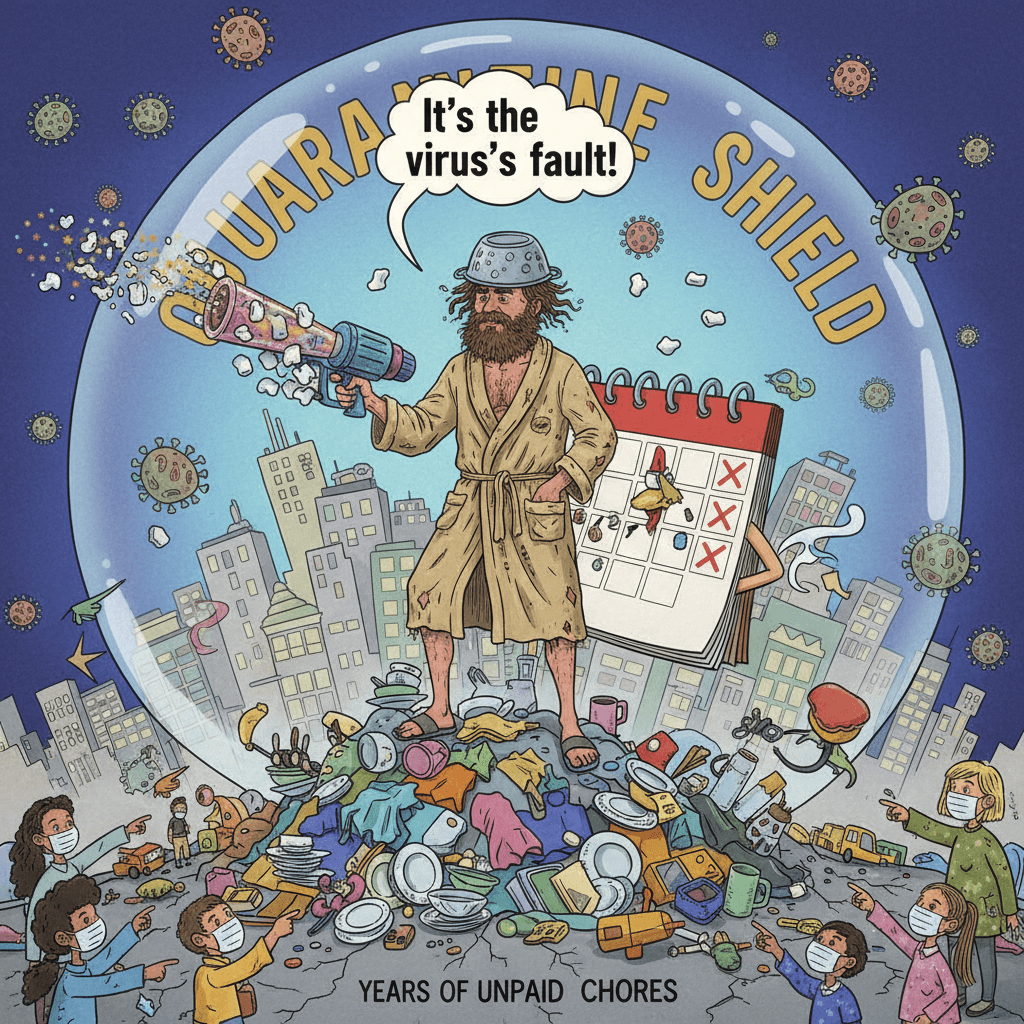 Dad weaponizes global pandemic to justify years of negligence