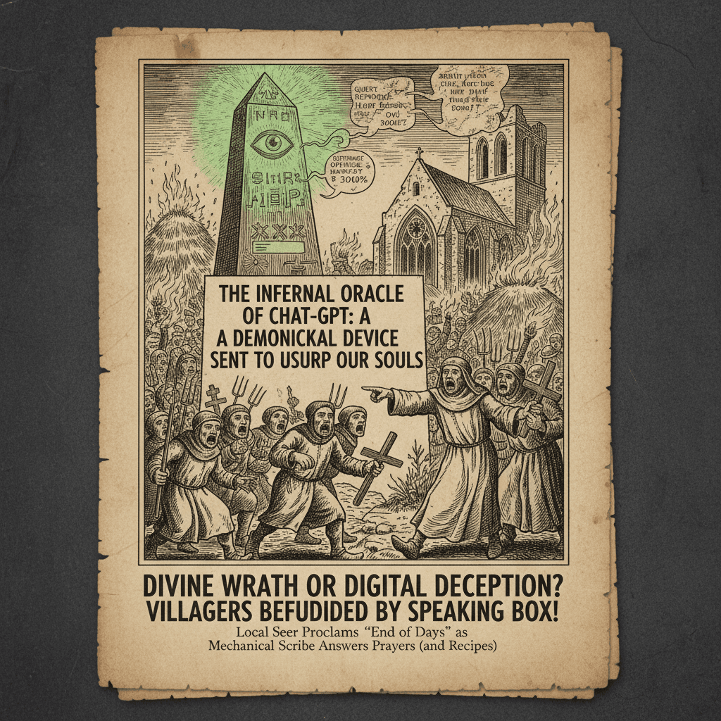 Medieval peasants vs ChatGPT, illustrated in the only way that matters