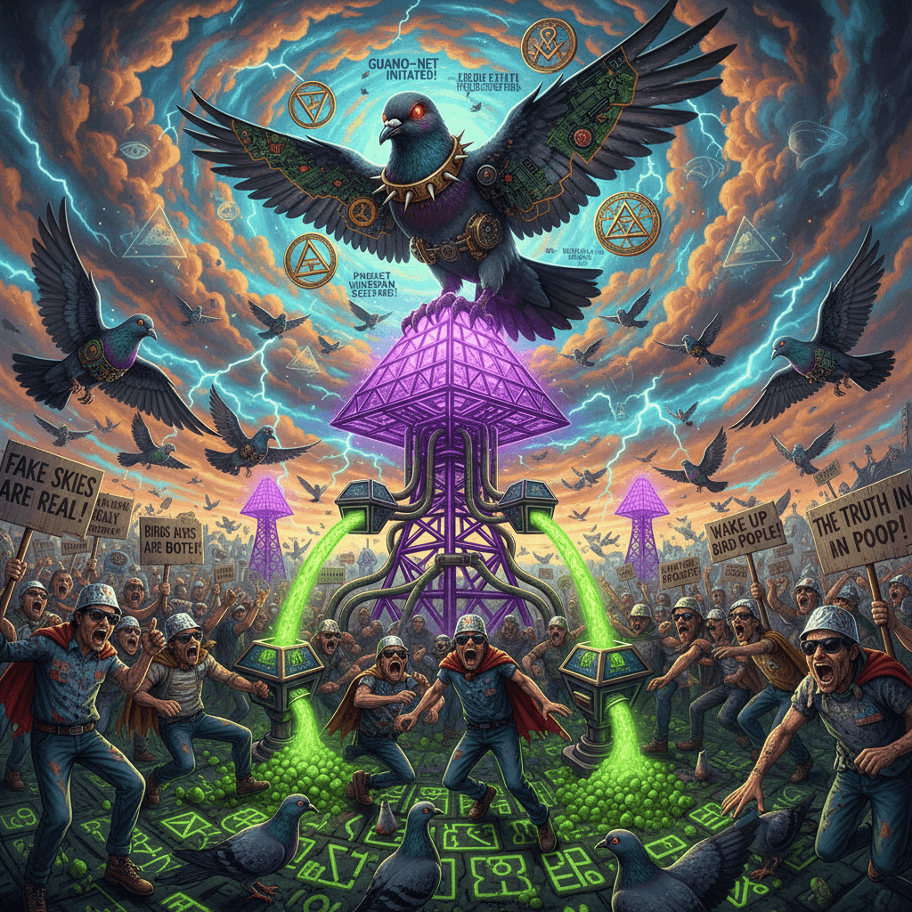 government pigeons now control 5G through illuminati guano protocols