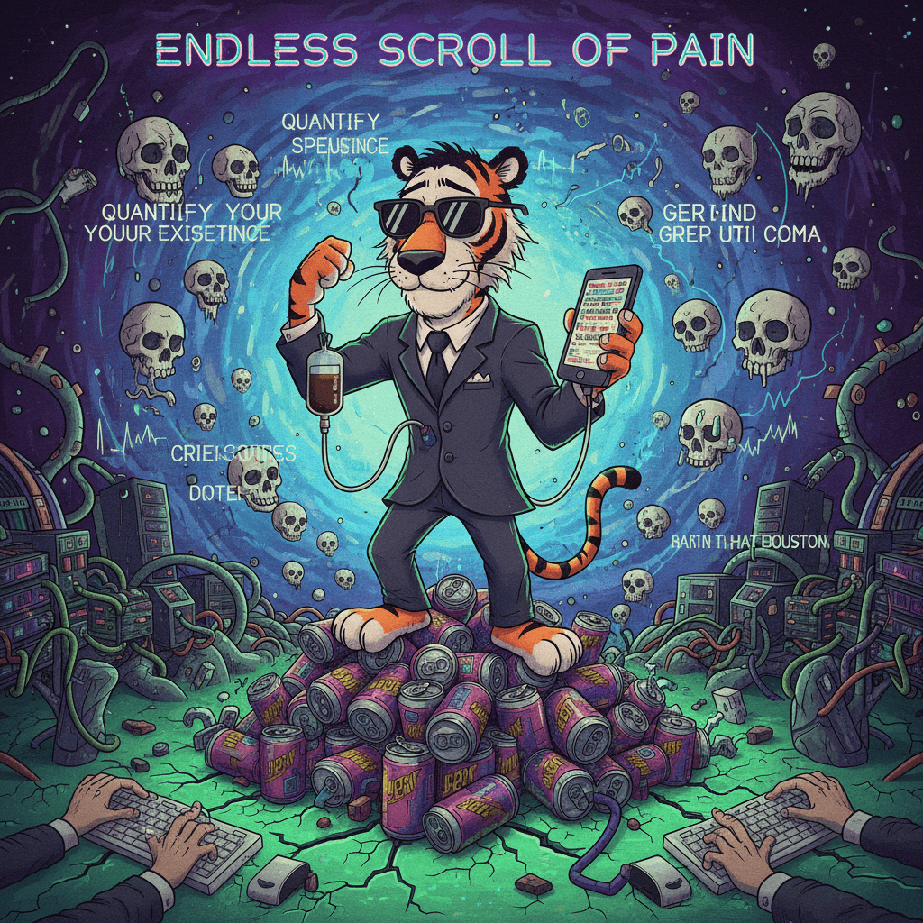 hobbes meets hustle culture in a fever dream written by sleep deprivation