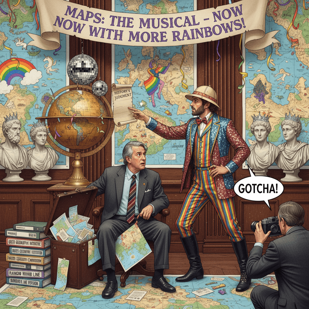 Under Secretary really said maps weren't gay enough, history will decide