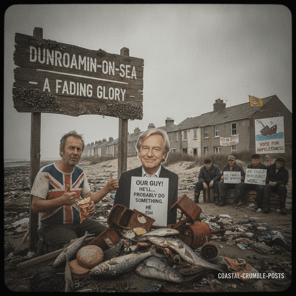 residents admit politician can't fix rotting town, support him anyway