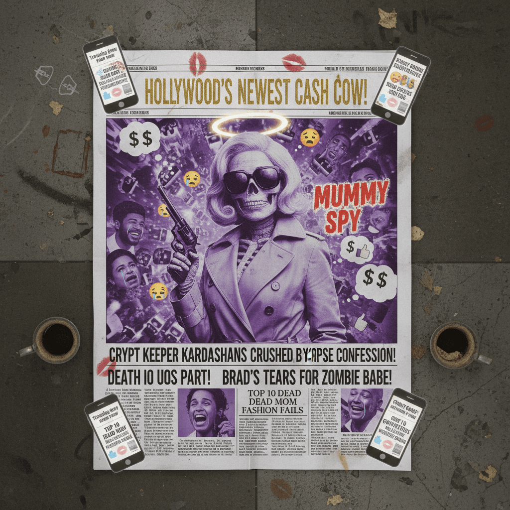 Dead spy mum revealed: the celebrity grief angle nobody asked for