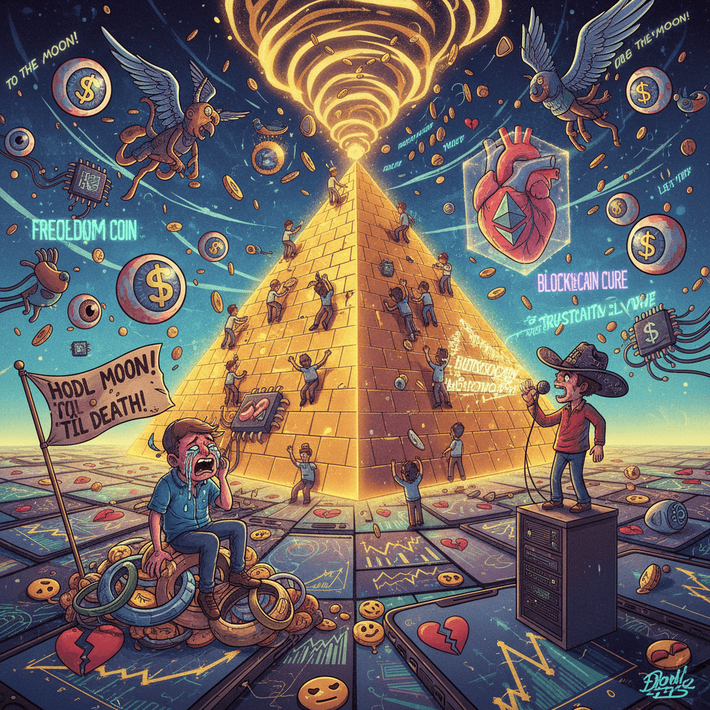 Ponzi scheme poetry for people who think blockchain solves heartbreak