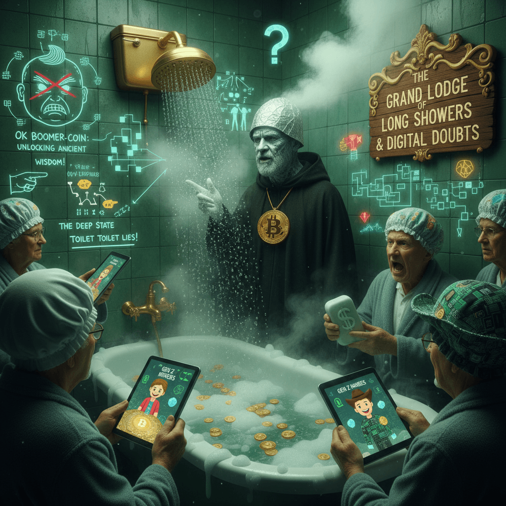 boomer-blaming shower thoughts meet secret society propaganda