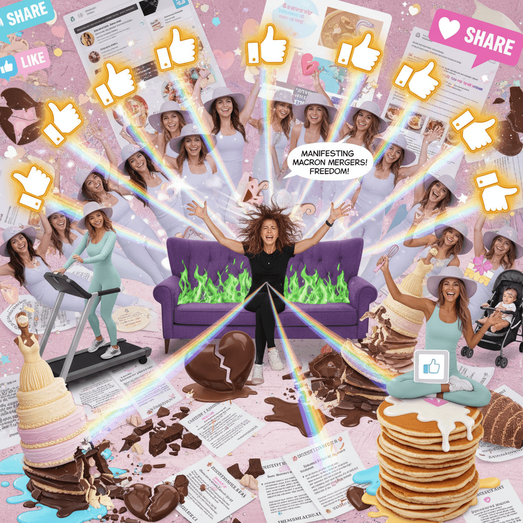 therapist fumes as mommy bloggers manifest dessert divorces through updoots