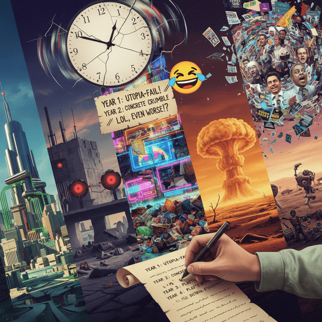 Five years of dystopian progress somehow became worse