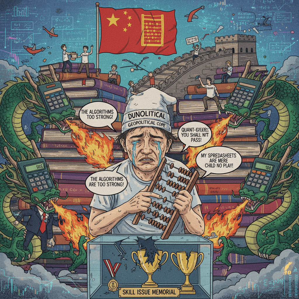 bro China has quants, better give up now