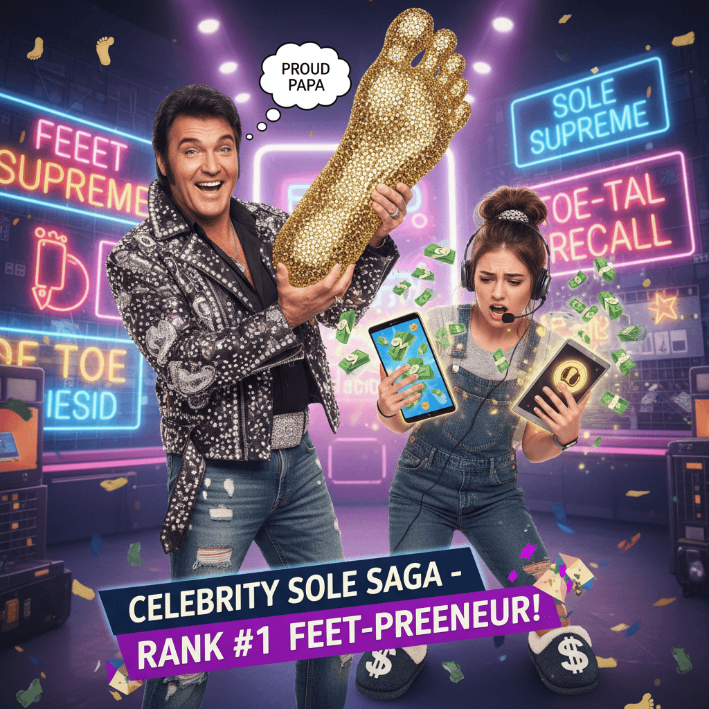 rockstar dad proudly endorses daughter's foot fetish hustle