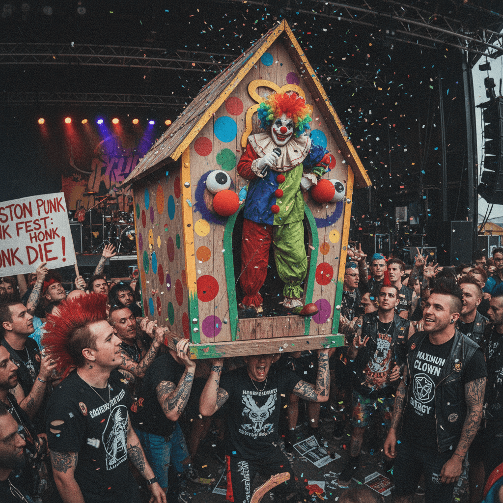 Doghouse brings maximum clown energy to Easton Punk Fest