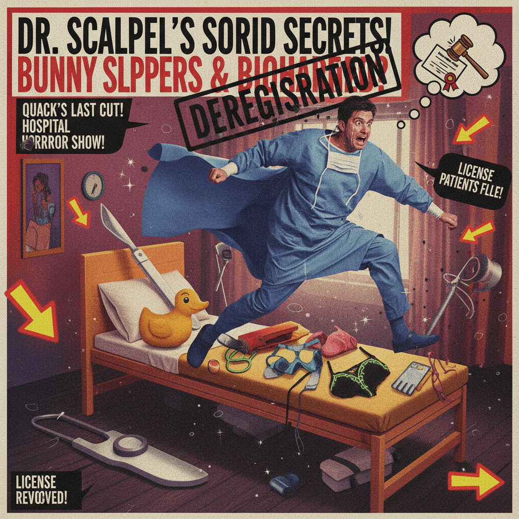 Surgeon speedruns career termination via extremely questionable bedroom choices