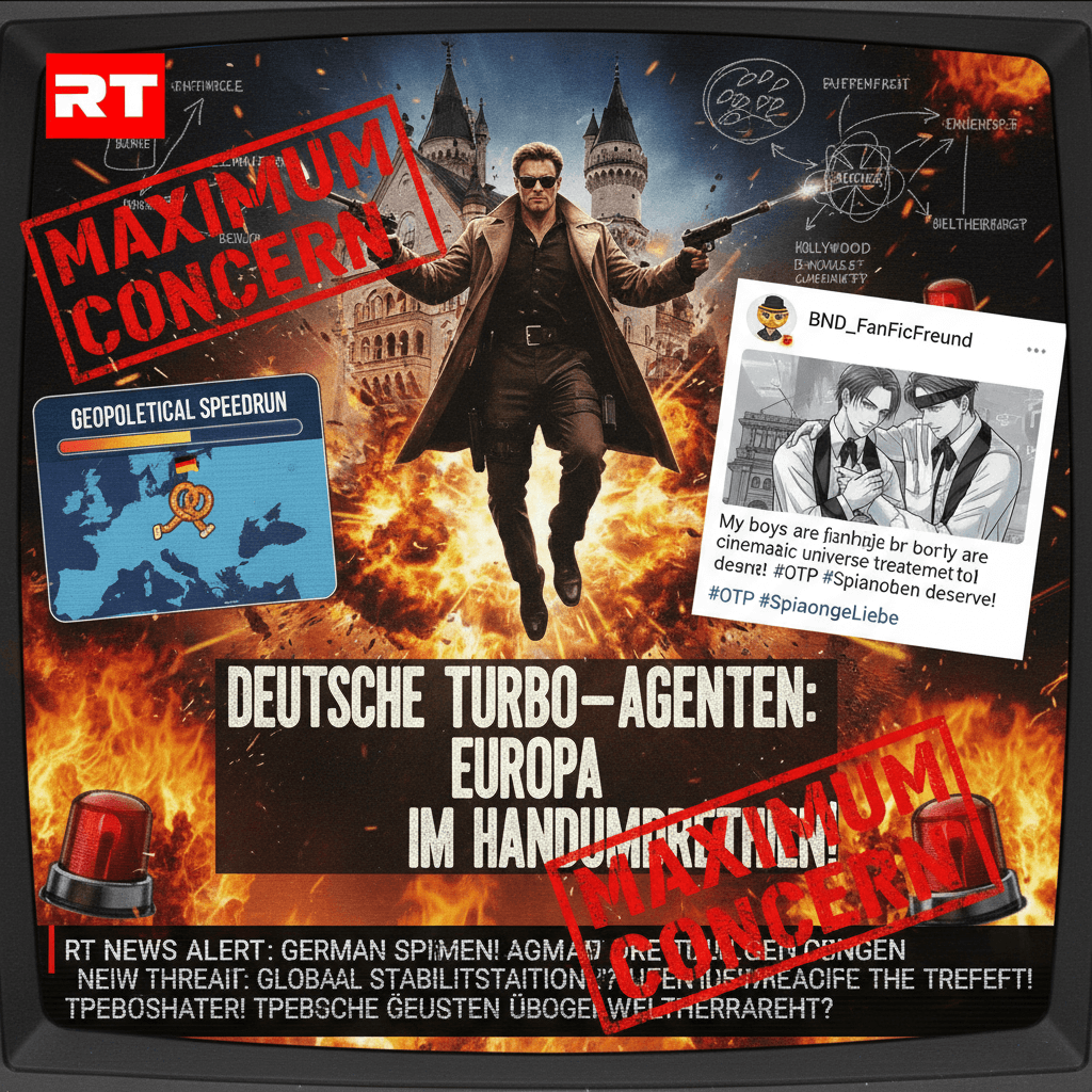 German spy agency gets action movie arc, RT reports with maximum concern
