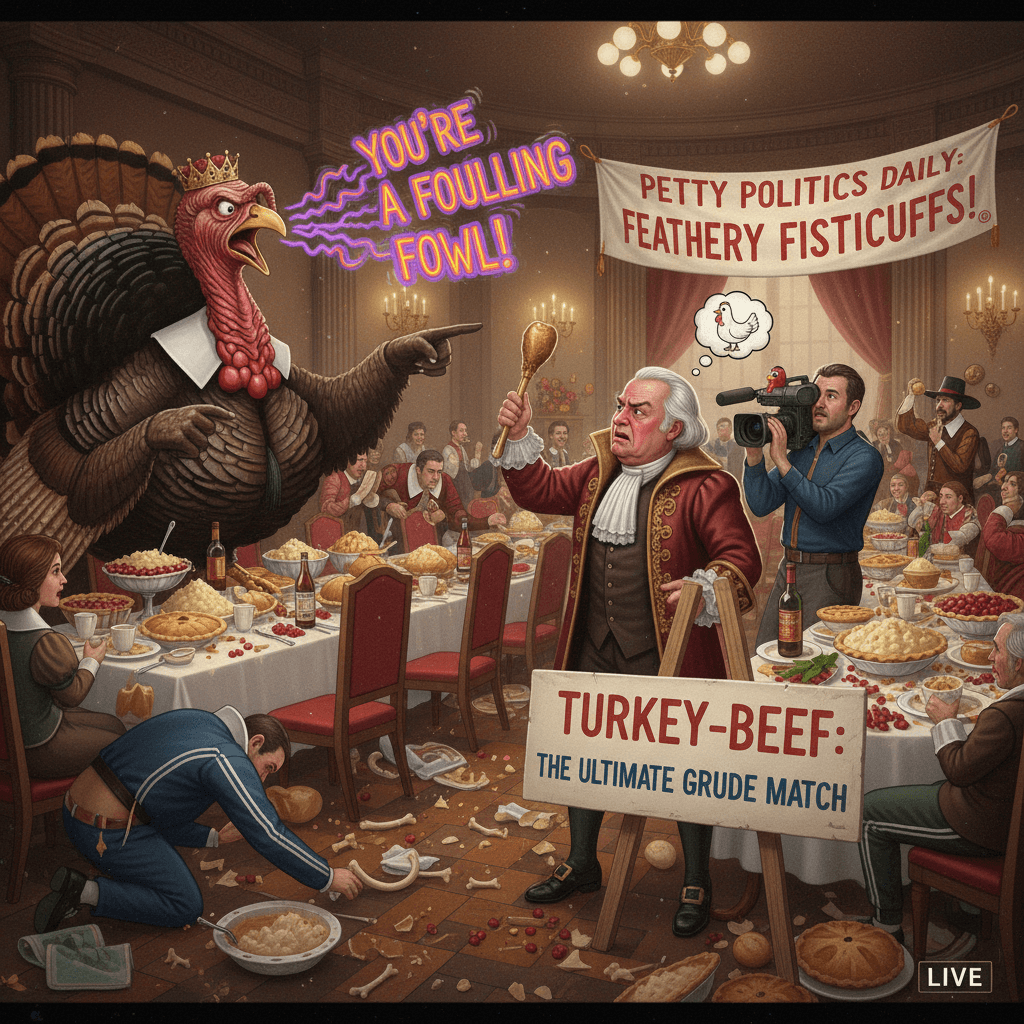 man insults governor via ceremonial poultry, somehow this is news