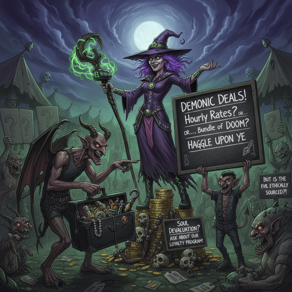 Evil has a price point and apparently it's negotiable