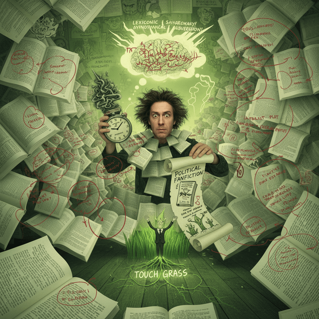 Bro discovered a thesaurus and lost his mind in record time