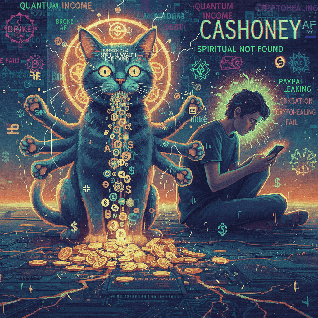 manifest ur broken chakra into cashooney's cry (deranged spiritual panic)