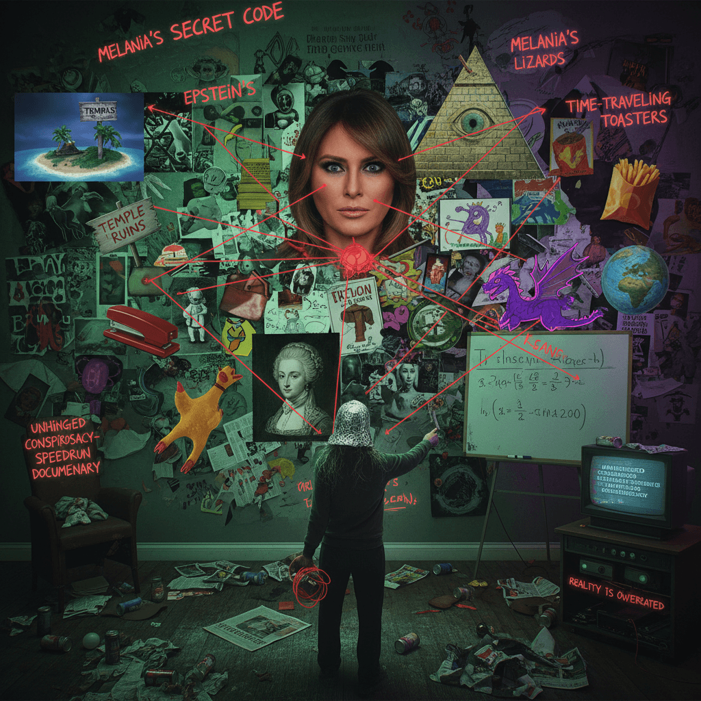 connecting dots that weren't meant to be connected: a melania doc fever dream