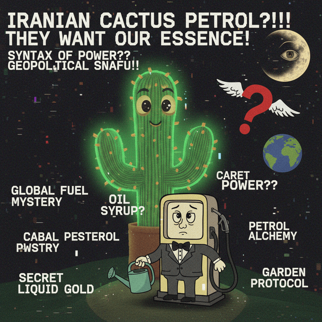 Iran's secret plant wants petrol care(??) - syntax error meets geopolitics