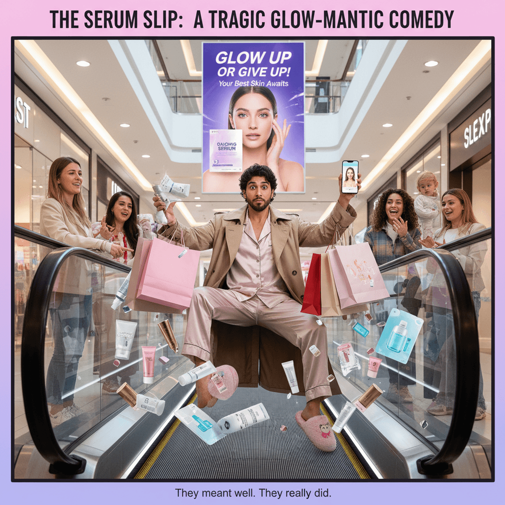 Promised good behavior, got distracted by skincare ads