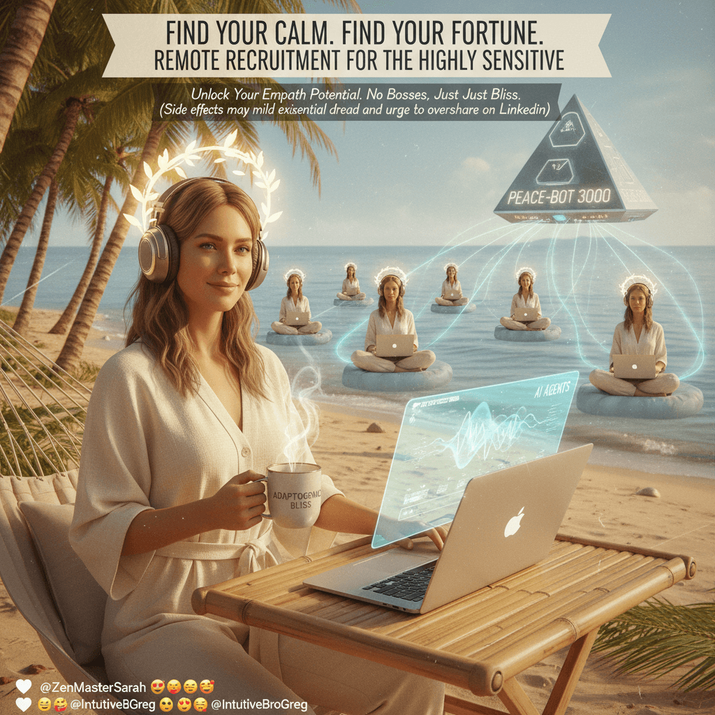 Selling peace via AI agents: the most HSP recruitment ever