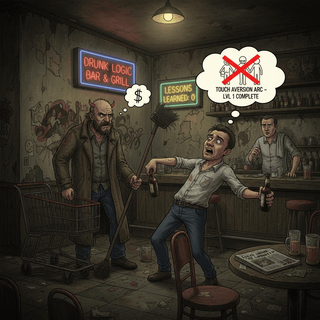 screamed pedophile at stranger, learned nothing except hobos are mean