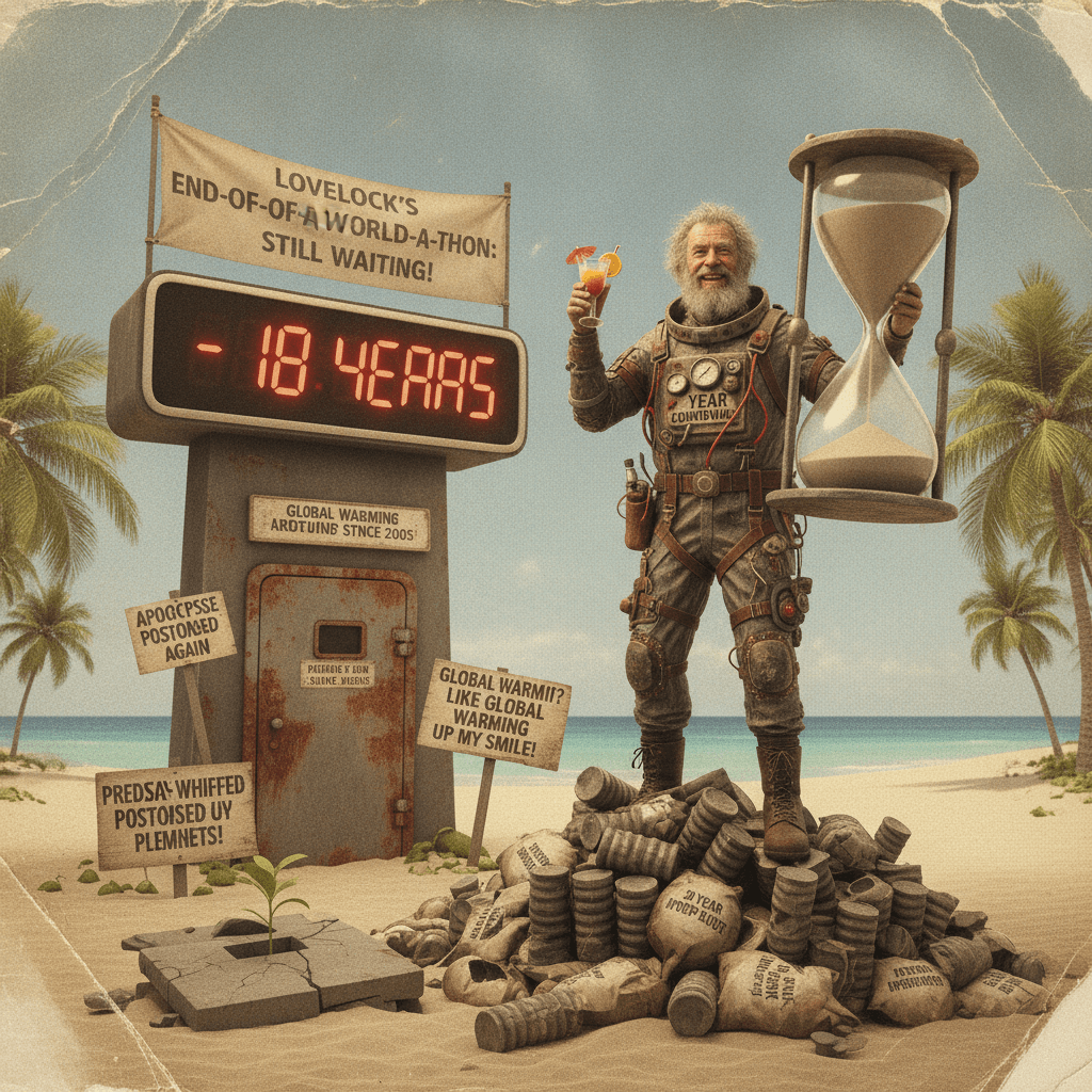 Lovelock's 20-year apocalypse speedrun: -18 years and counting