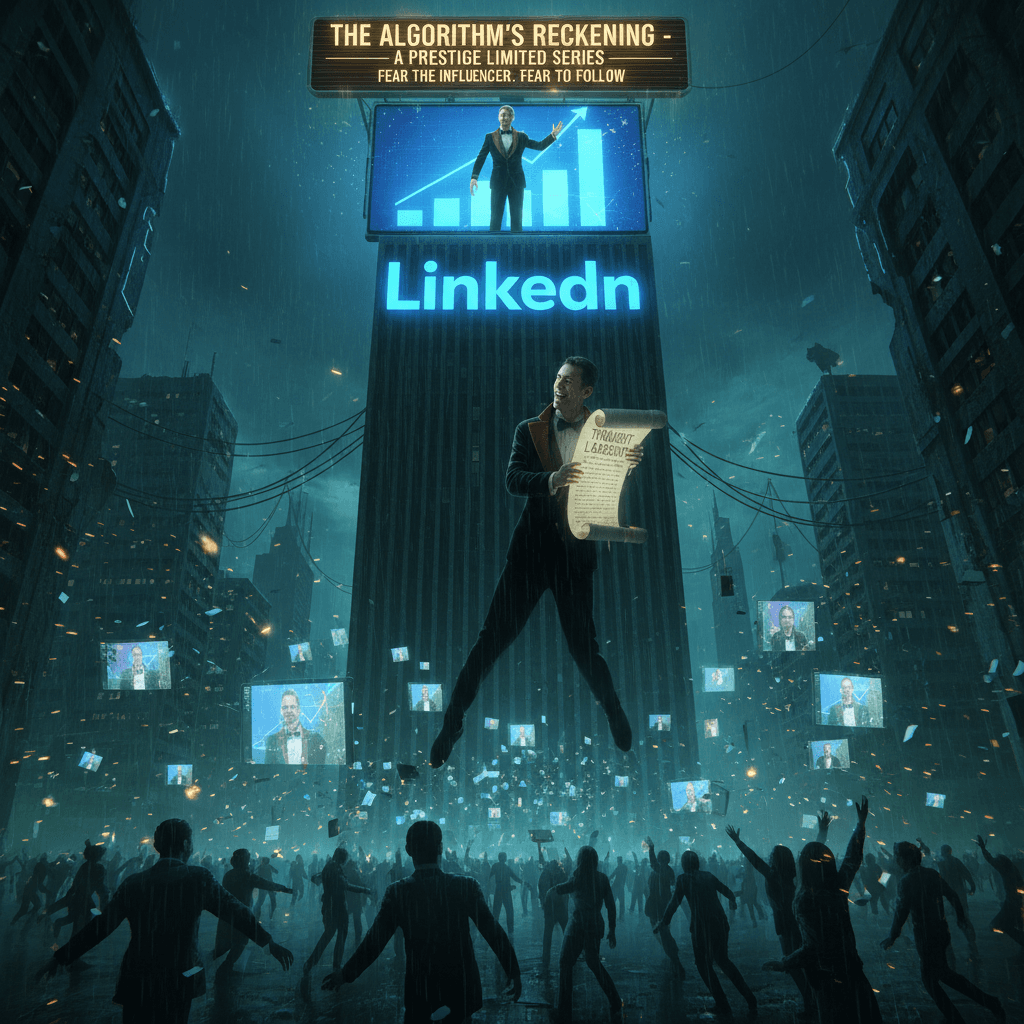 When your LinkedIn think-piece gets a HBO limited series budget