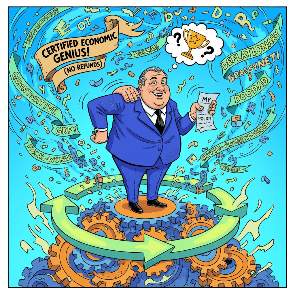 guy admits he doesn't understand his own policy while patting himself on back