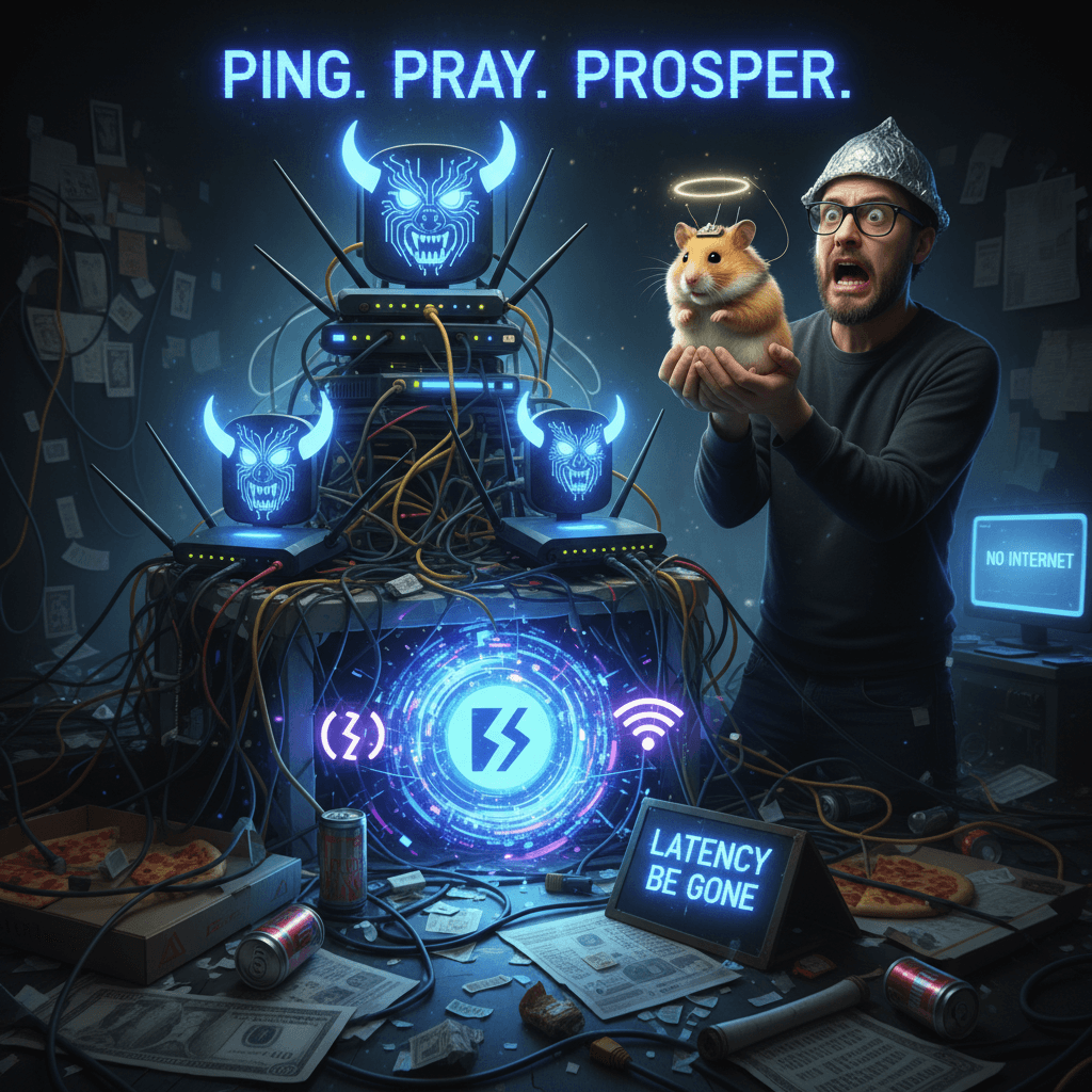 sacrifice the hamster to the router gods, it's the only way