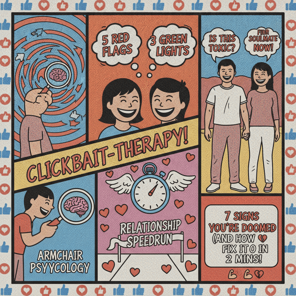 pop-art meets listicle: peak 2020s relationship content nobody asked for