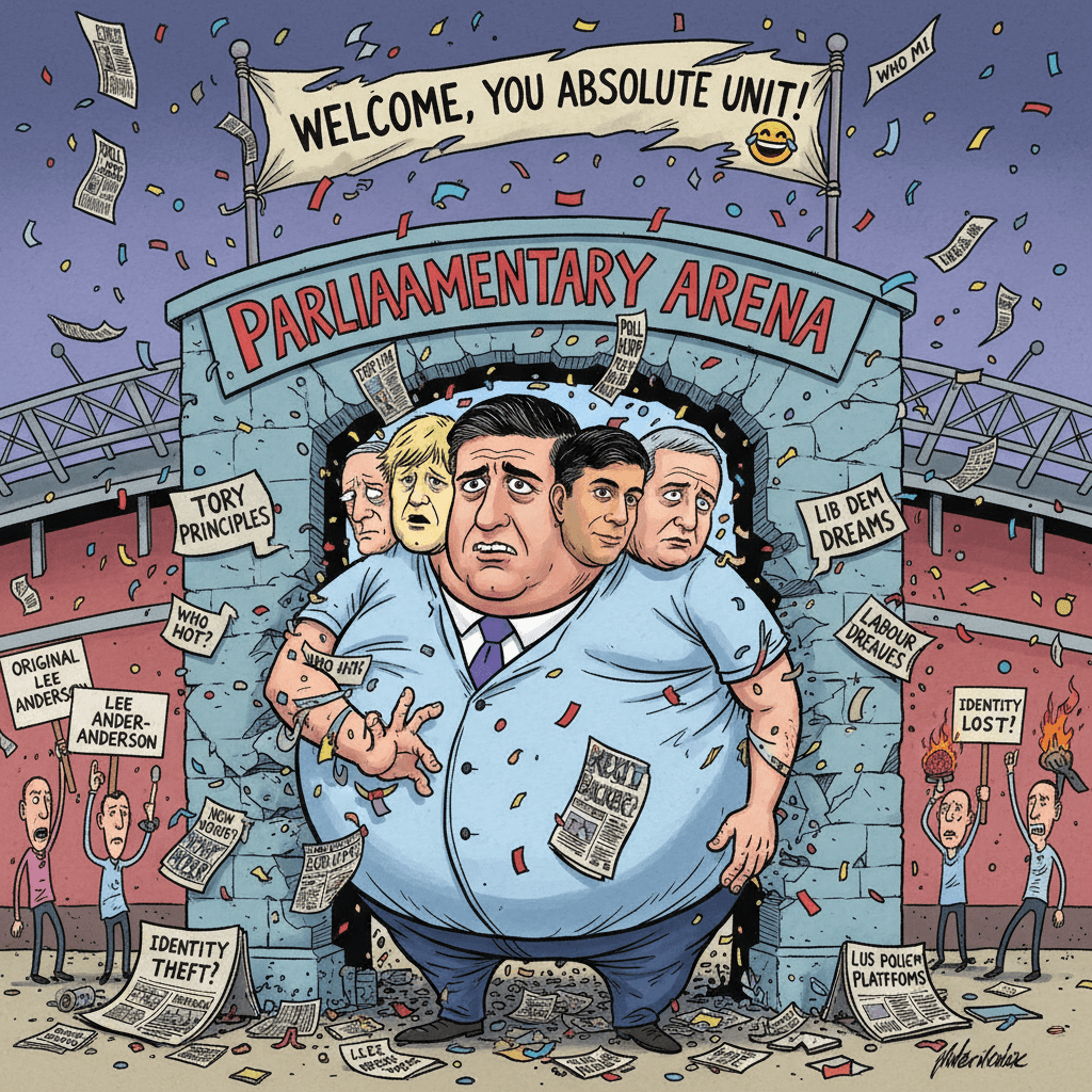 Lee Anderson's thickest competition arrives, identity crisis ensues