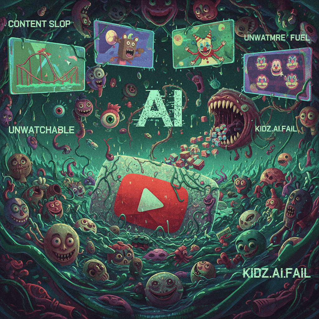 YouTube's descent into AI-generated nightmare fuel for kids