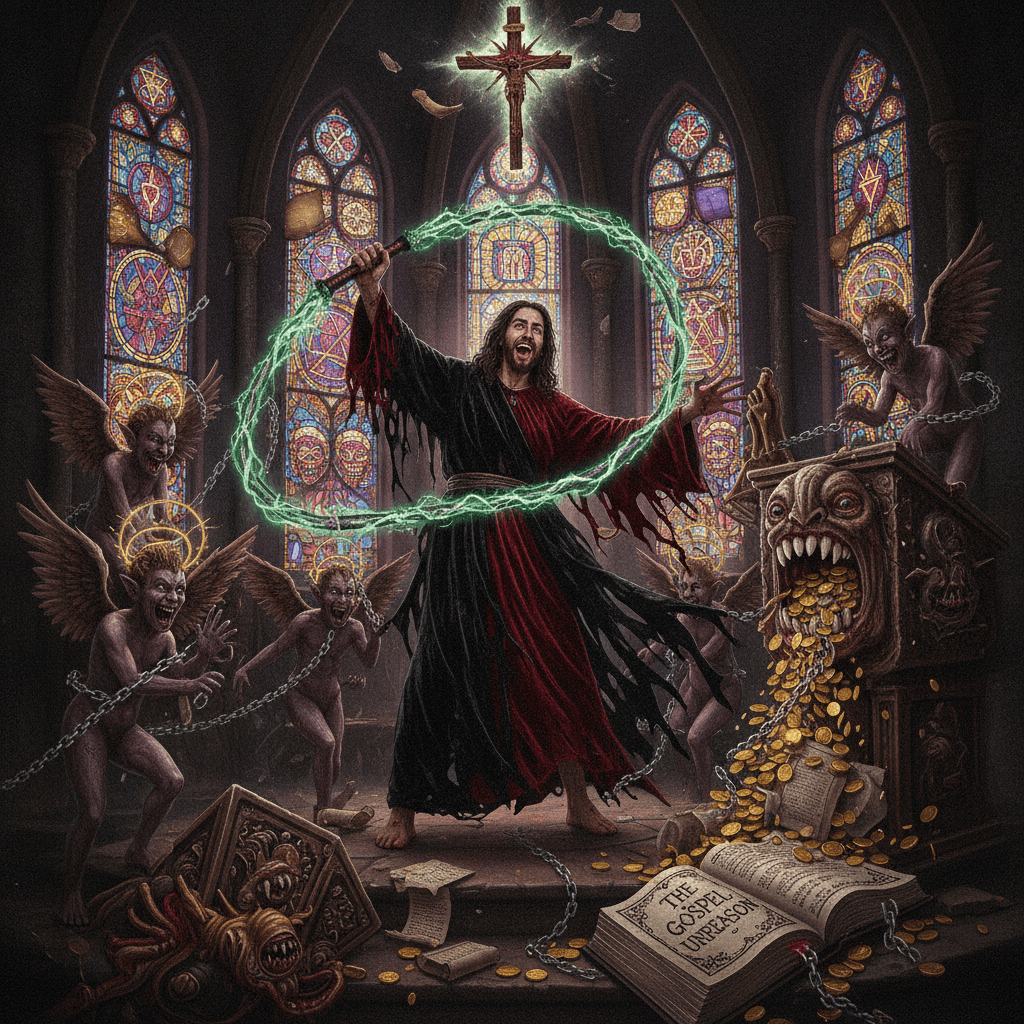 Jesus take the whip: a sermon on alternative spirituality