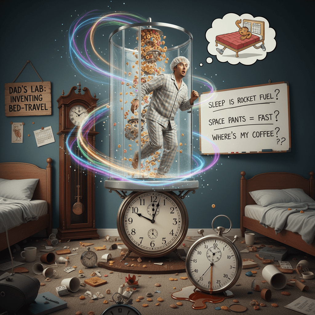 sleep speed-runs the space-time continuum, apparently