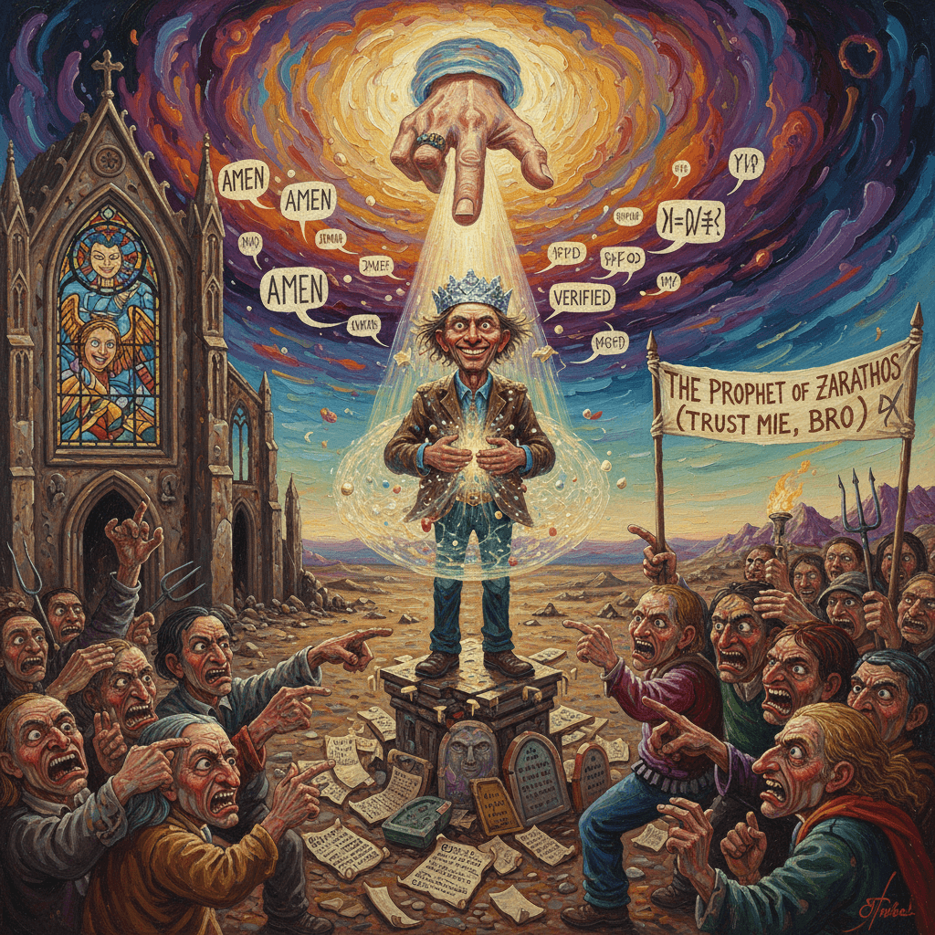 God personally vouches for your guy, sources say (no sources)