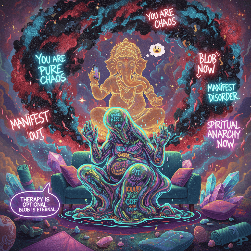 aliens blob your therapy while ganesha ghosts your aura chaos