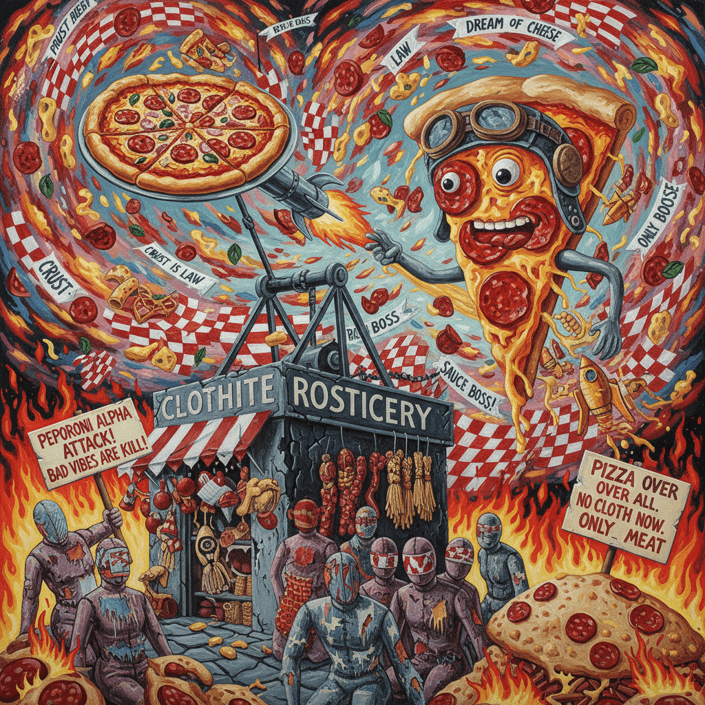 pepporoni alpha strikes after killing the vibe at clothite rosticery