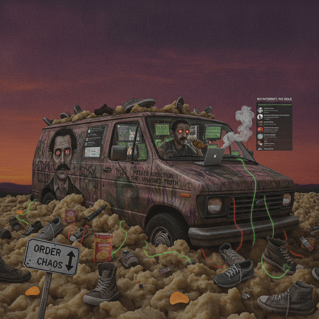 From mashed potatoes to Pablo Escobar van life: a descent into chaos