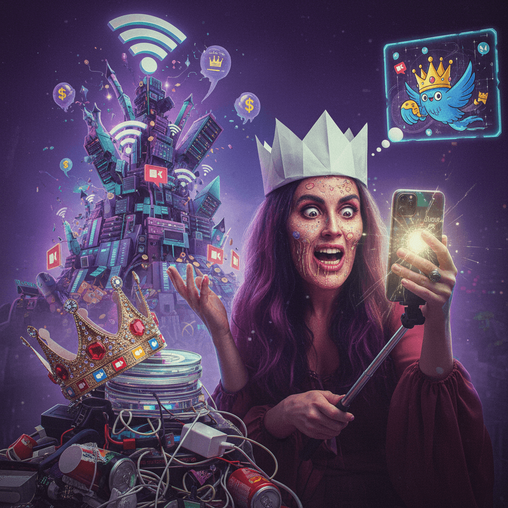 trading crowns for engagement metrics, one fever dream at a time