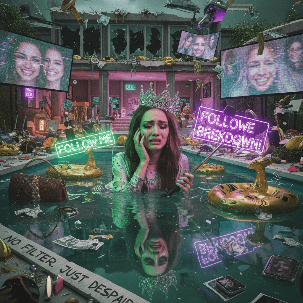 rich but make it suffer: a fever dream of flex culture collapsing