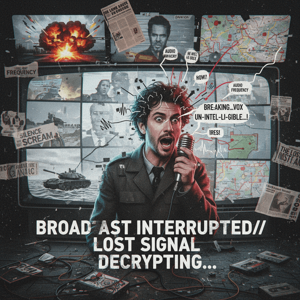 breaking news but make it incomprehensible voice memo