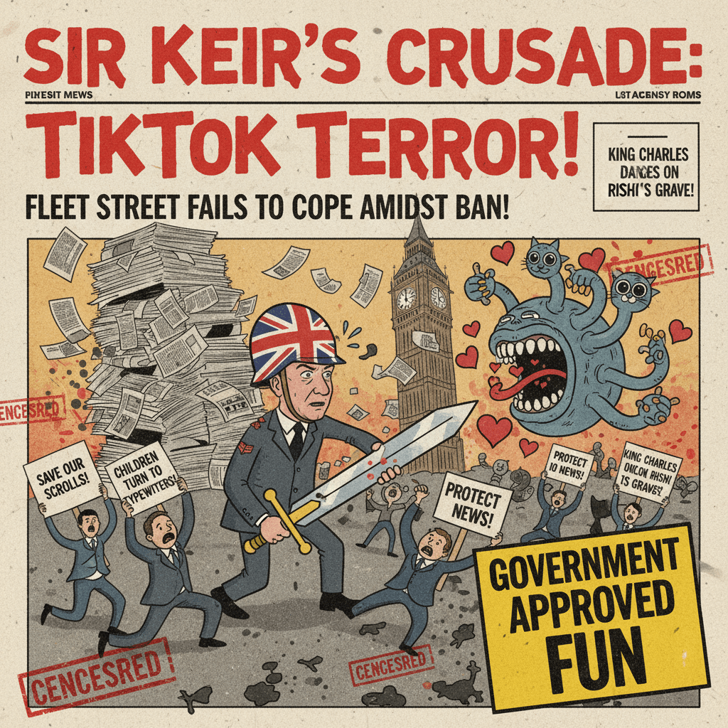Keir declares war on TikTok, tabloids lose minds responsibly