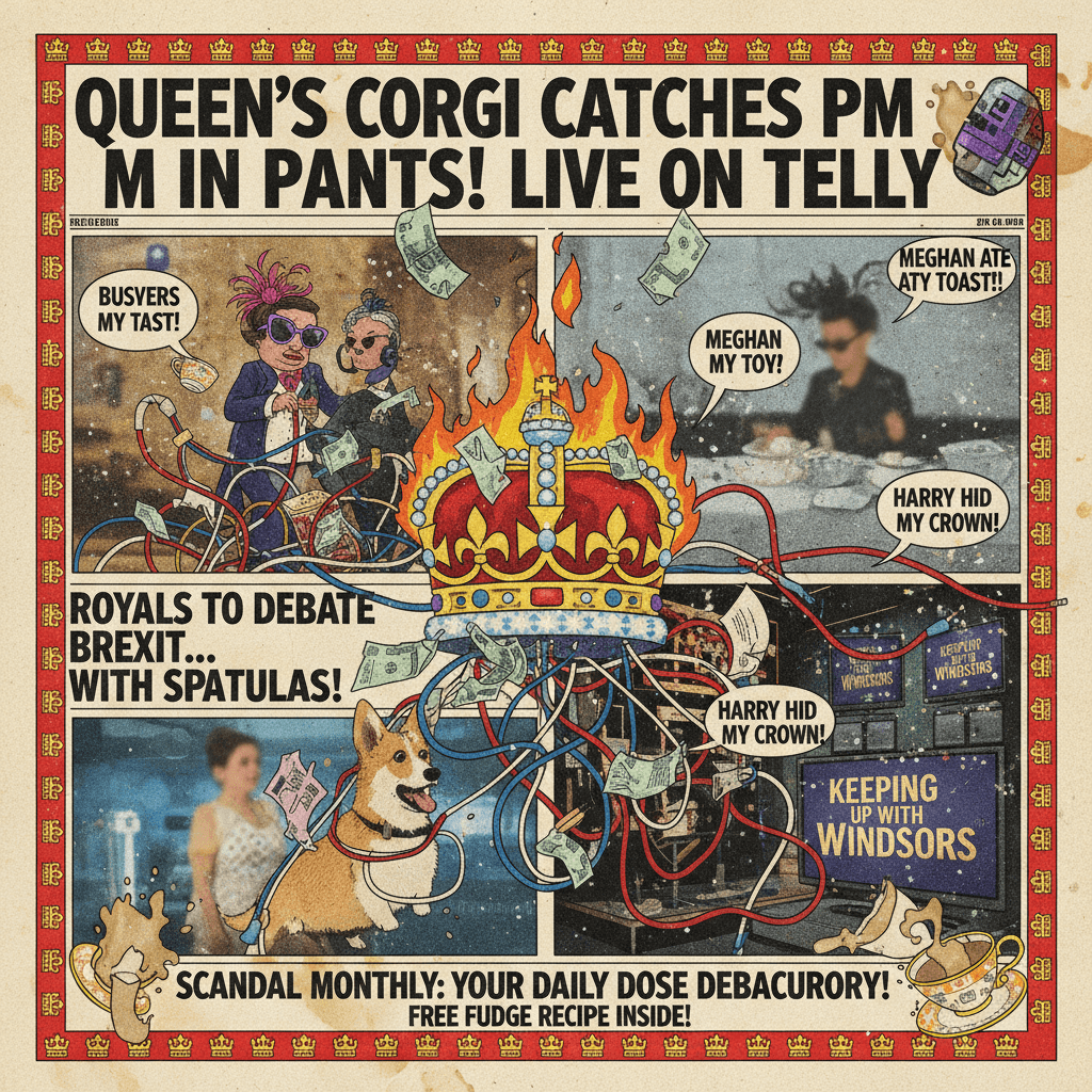 Royal family drama meets reality TV: the newspaper equivalent of chaos