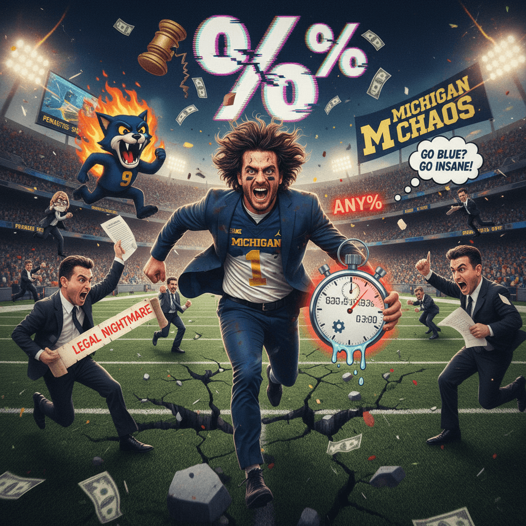 Sherrone Moore's coaching career speedrun: scandal% any%