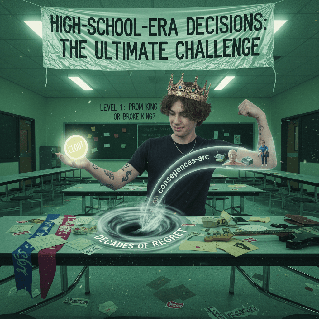 traded clout for decades of regret, what a flex