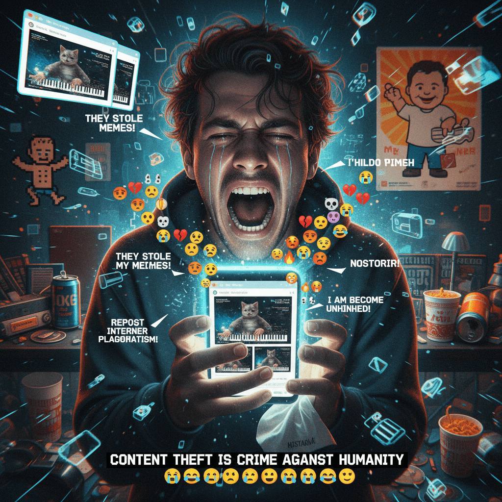 ancient viral post gets reposted, user has emotional breakdown in all caps