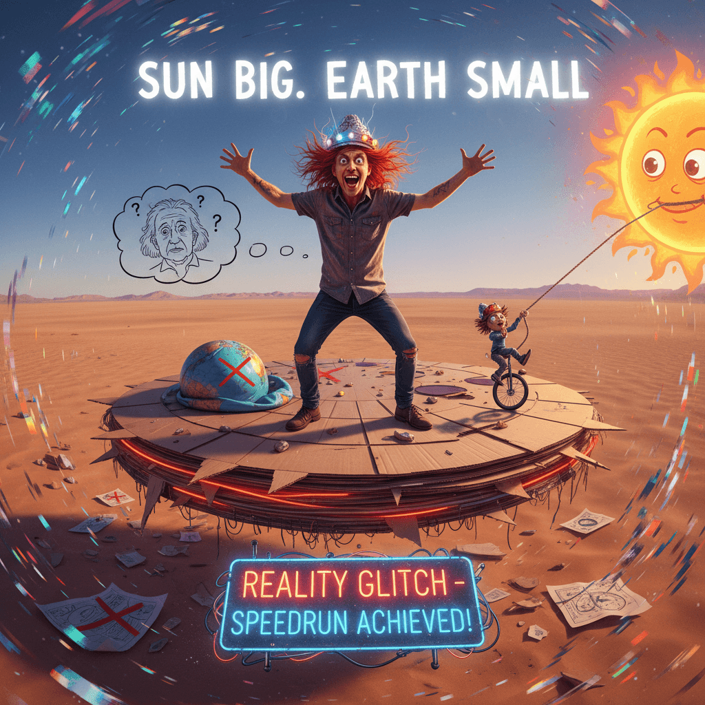 breaking: redditor successfully disproves astrophysics with 4 words